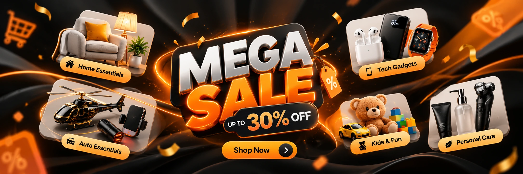 Mega Sale - Up to 60% Off